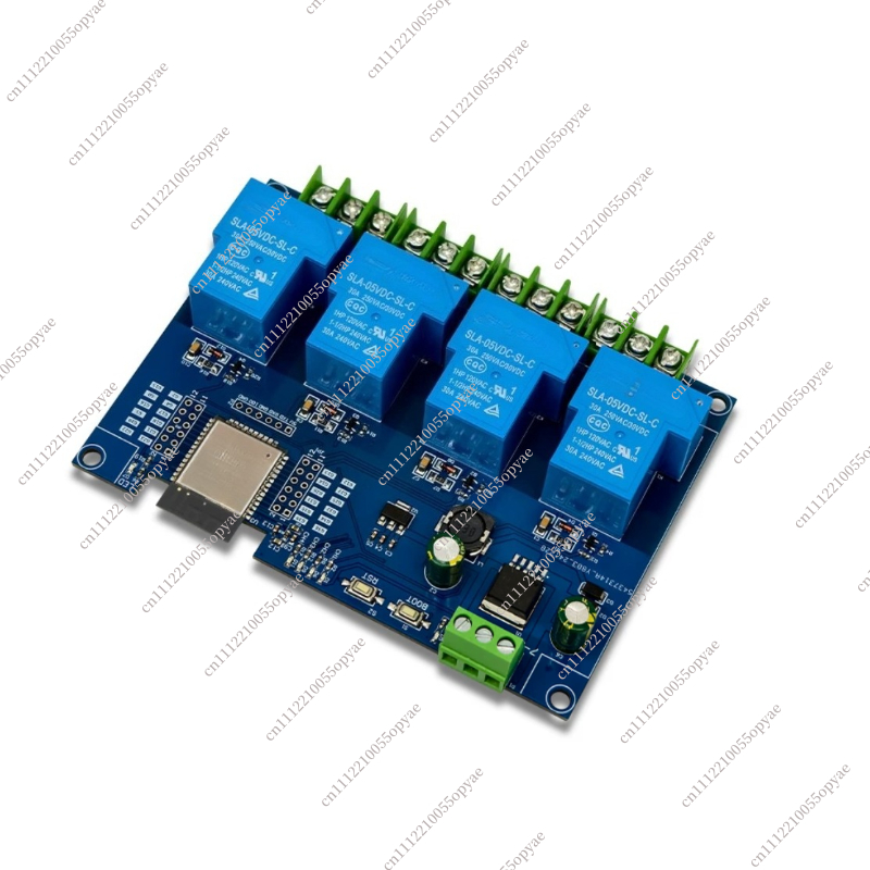 Espressif Esp32 - ESP32E Development Board 4-kanaals 30A relaismodule,