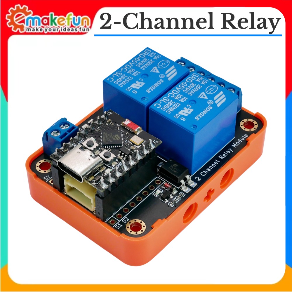 Espressif Esp32 - 2CH Relaismodule Input5V Actieve Lage Trigger