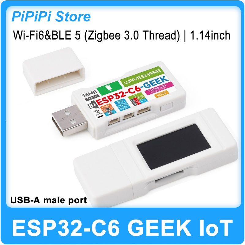 Esp32 C6 - ESP32-C6 GEEK Ontwikkelingsbord 1,14 inch LCD-scherm