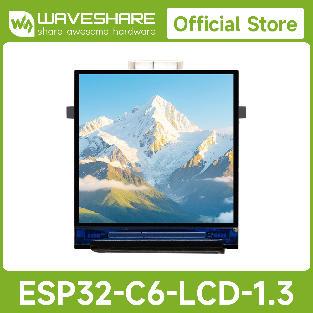 Esp32 Development Board - Waveshare ESP32-C6 1,3-inch LCD-display ontwikkelbord met