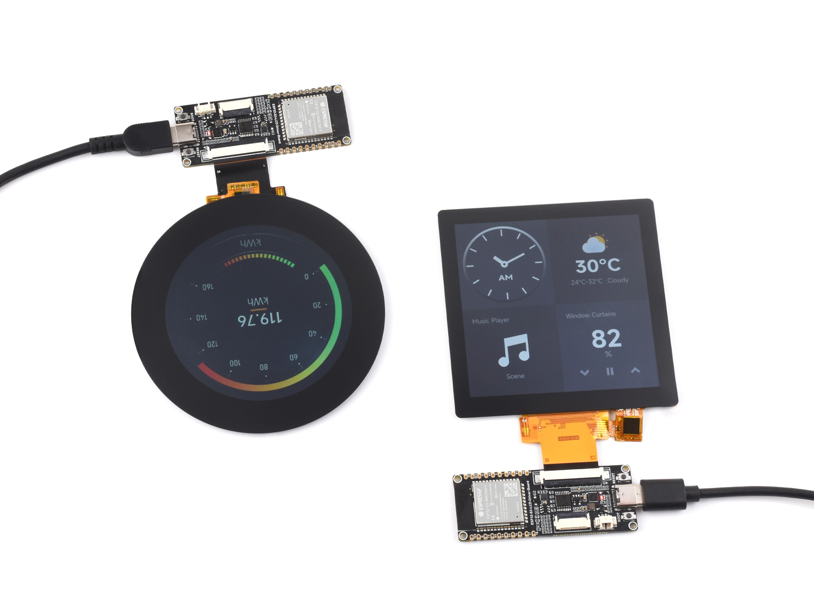Esp32 S3 - Waveshare ESP32-S3 RGB LCD-stuurkaart, 32-bit 240MHz