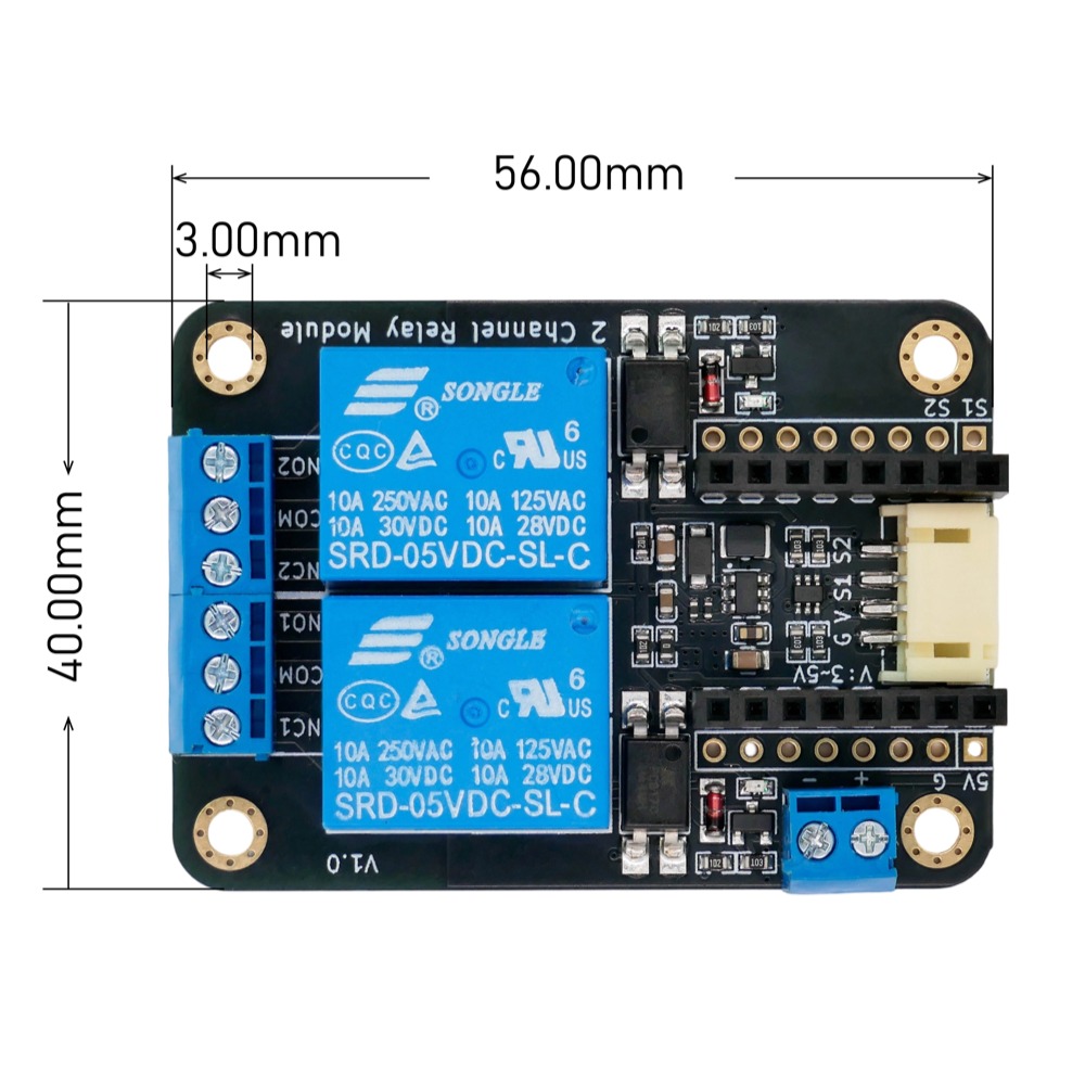 2CH Relaismodule Input5V Actie - Espressif Esp32 recensie en prijs