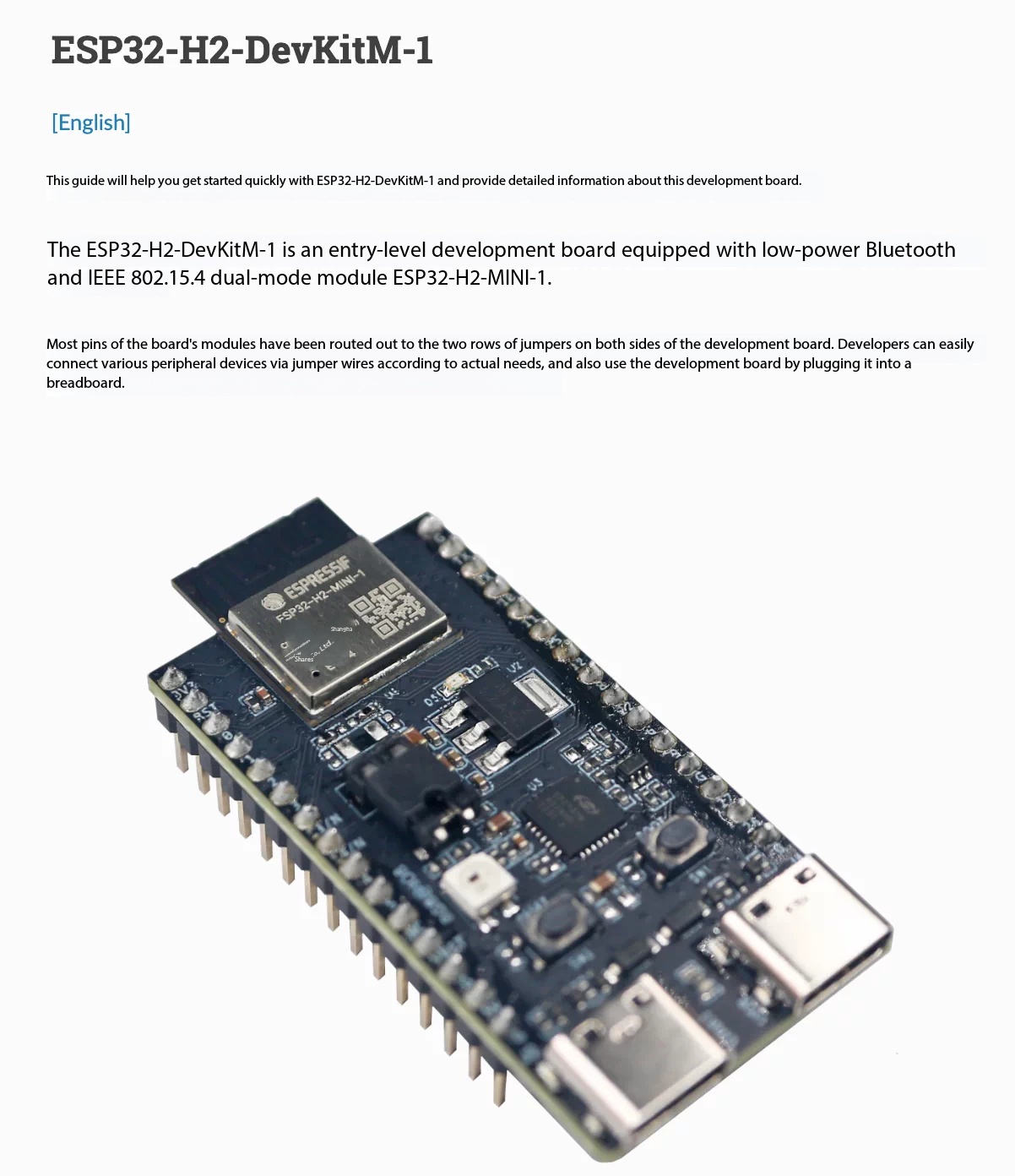 Espressif ESP32-H2-DevKitM-1 8 - Esp32 H2 recensie en prijs