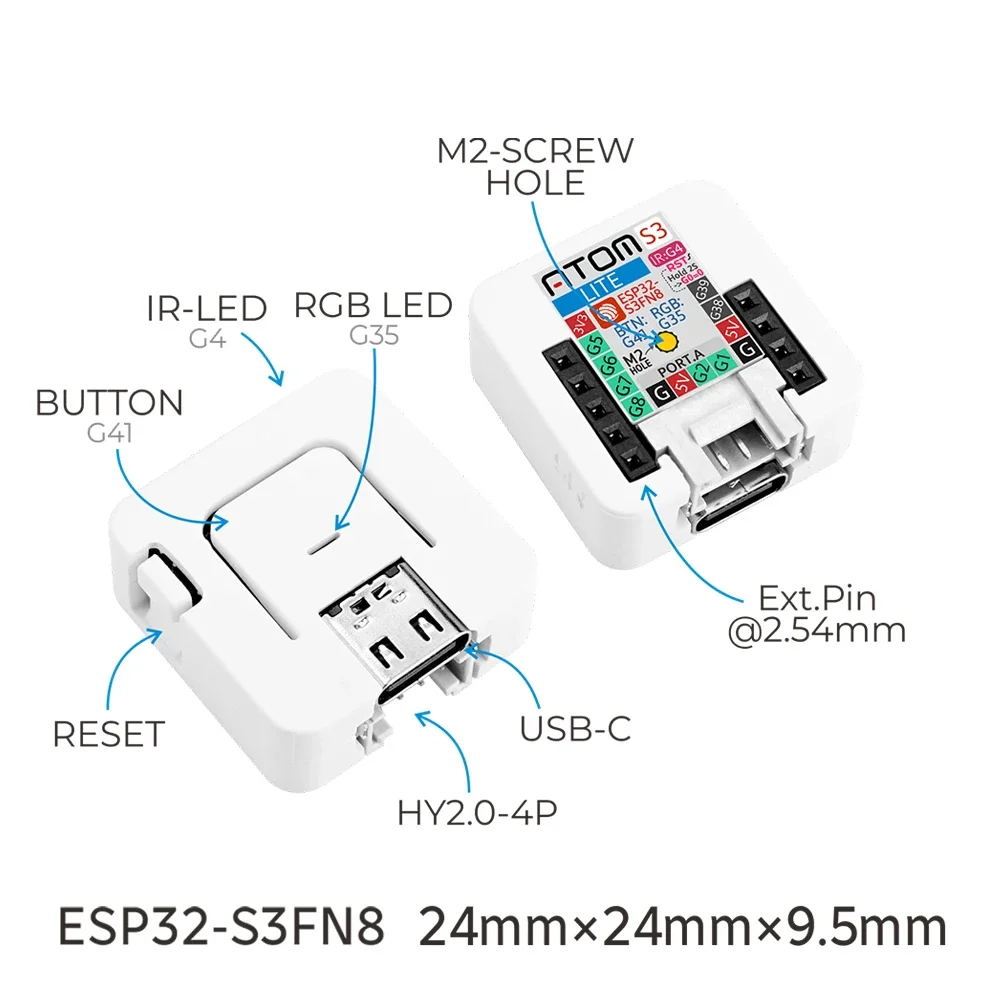 M5Stack AtomS3-Lite ESP32-S3 o - Espressif Esp32 recensie en prijs