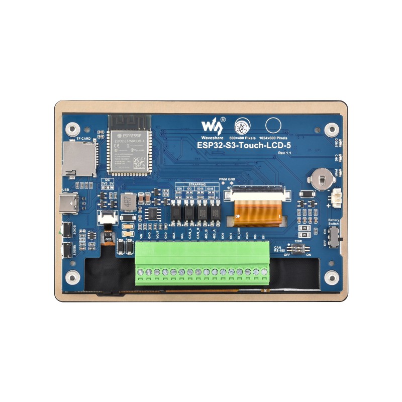 Waveshare ESP32-S3-Touch-LCD-5 - Esp32 recensie en prijs