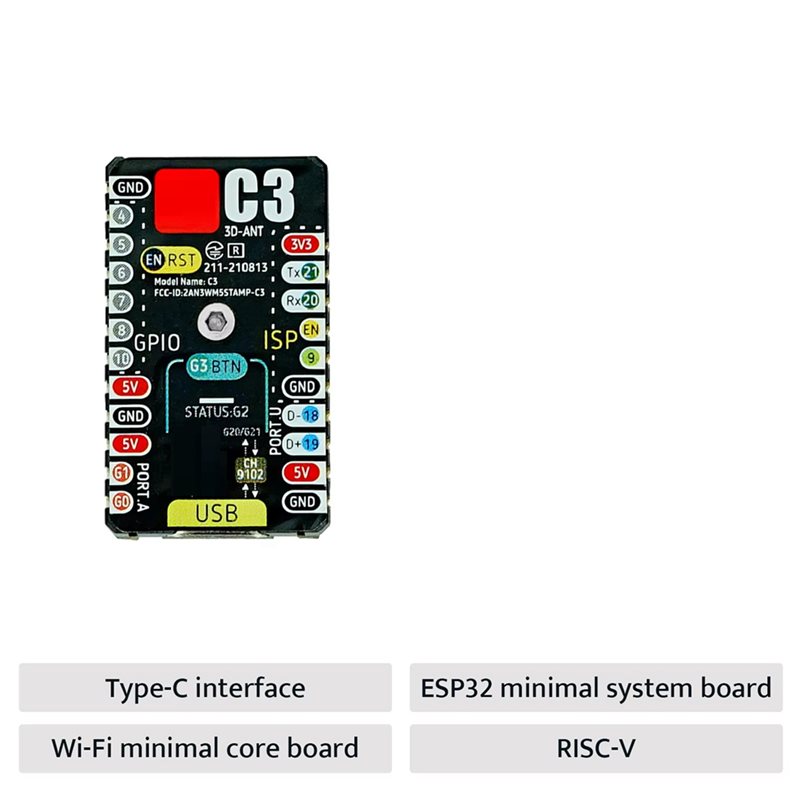 A99E-ESP32-C3 ontwikkelbord M5 - Esp32 C3 recensie en prijs