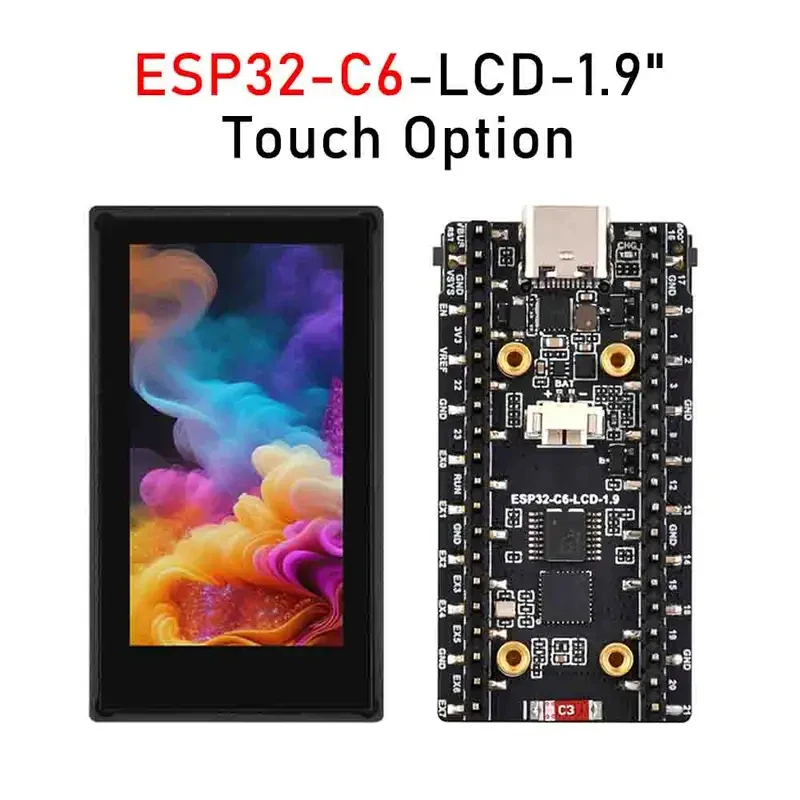 ESP32-C6 1,9-inch LCD-schermon - Esp32 C6 recensie en prijs