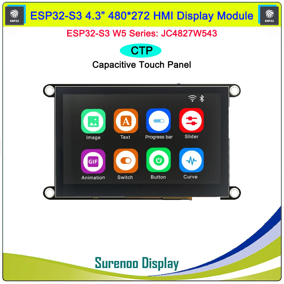Guition HMI W5 ESP32-S3-N4R8 J - Esp32 P4 recensie en prijs