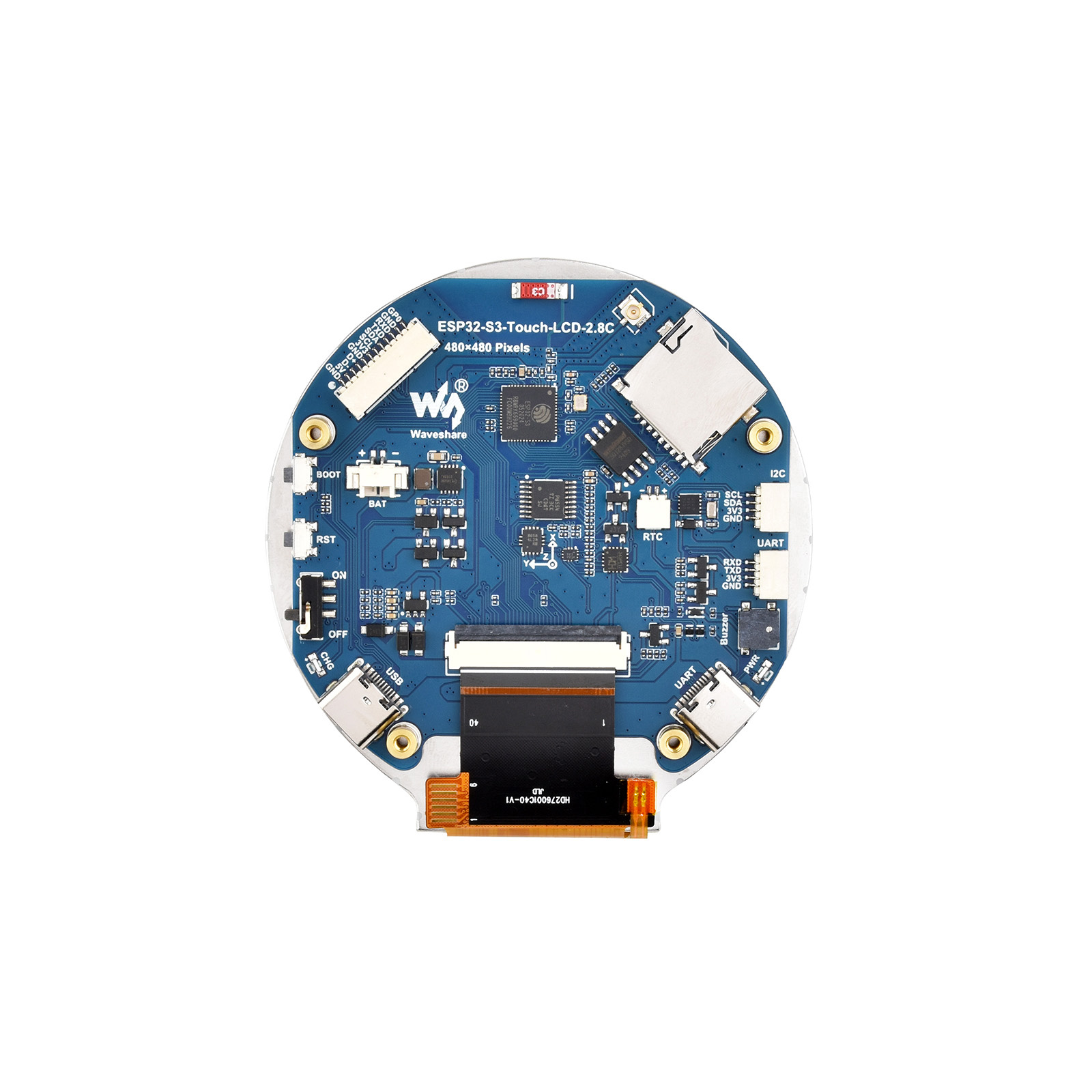 ESP32 ESP32-S3 2,8-inch rond L - Esp32 Development Board recensie en prijs
