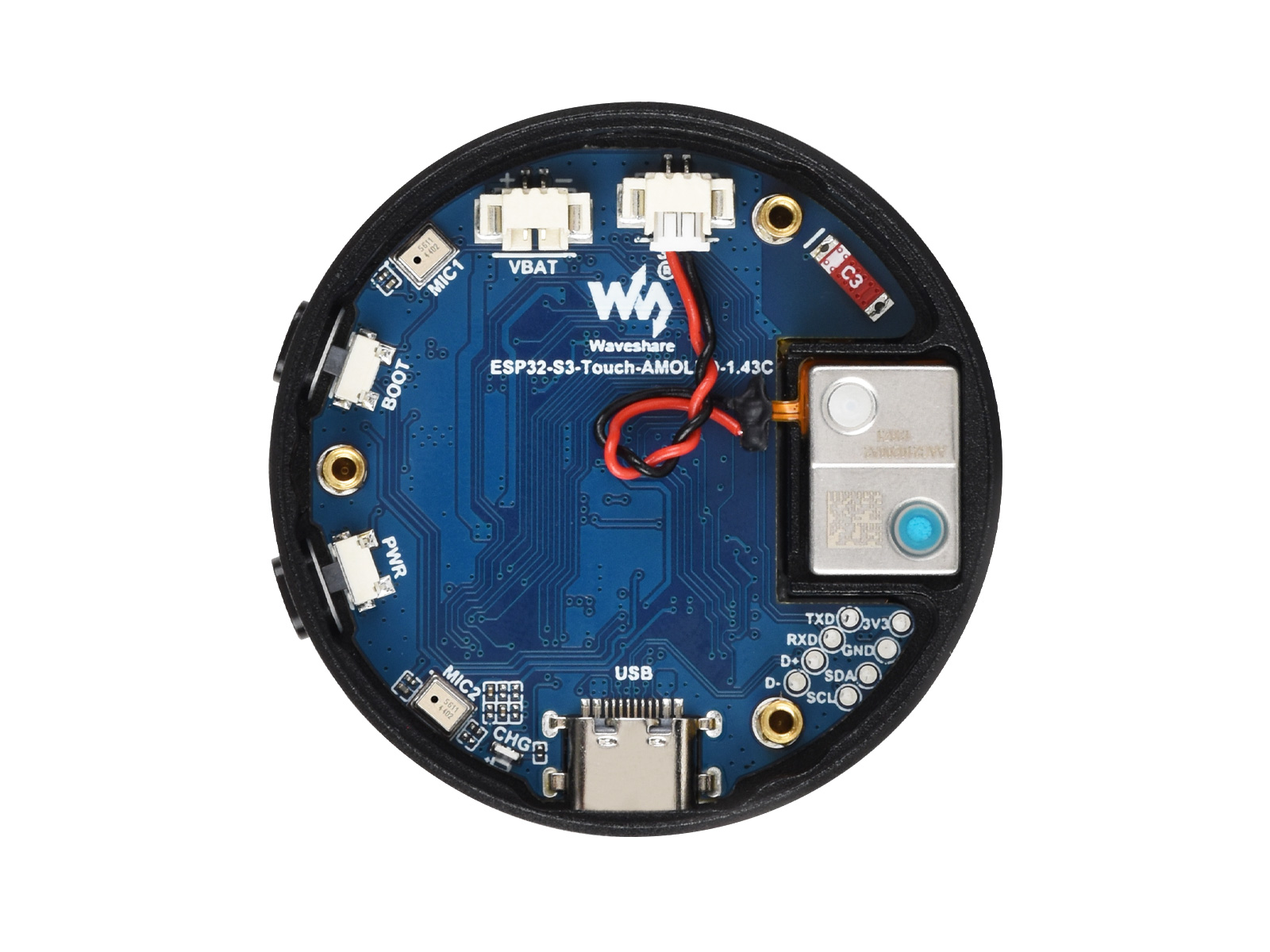 WaveshareESP32-S3 1,43 inch AM - Esp32 Development Board recensie en prijs