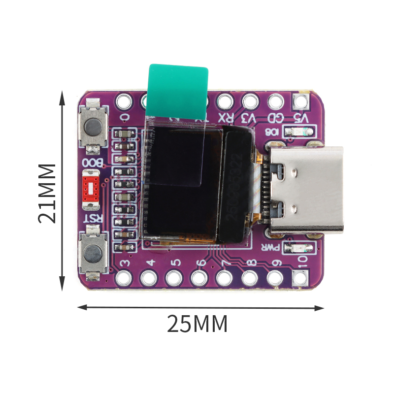 ESP32-C3 0,42 inch scherm OLED - Esp32 C3 recensie en prijs