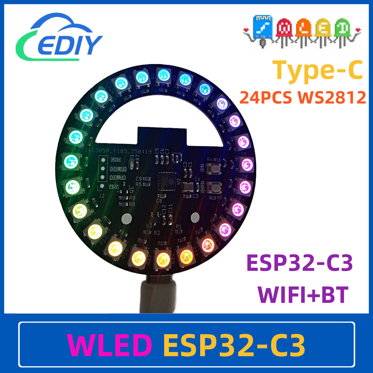 WLED ESP32-C3 ontwikkelingsbor - Esp32 C3 recensie en prijs